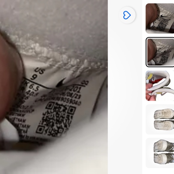 Nike Blazer Mid ‘77 vintage Men’s 9 Shoe Olive /Coconut - Picture 12 of 14